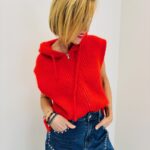 Gilet Sans Manches à Capuche – Douceur Kid Mohair & Style Moderne