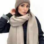 Écharpe Unie à Franges