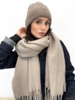 Écharpe Unie à Franges