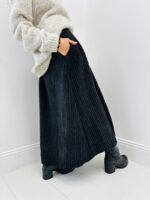 Jupe Longue Velours Côtelé – Élégance Structurée & Confort Italien – Image 4