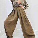 Pantalon Large à Pinces – Volume Extra & Élégance Moderne
