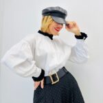 Chemise Blanche Col Victorien – Élégance Classique & Style Moderne