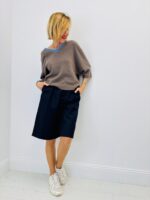 Maille Col V Contrasté – Manches 3/4, Douceur Premium & Style Italien – Image 5