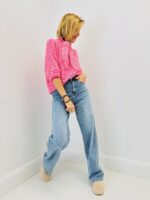 Gilet Rayé Doux à Manches 3/4 – Confort Chic & Couleurs Lumineuses – Image 3