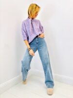 Gilet Rayé Doux à Manches 3/4 – Confort Chic & Couleurs Lumineuses – Image 7