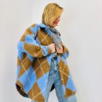 Veste Motif Argyle "BURLINGTON" – Chaleur & Style Graphique