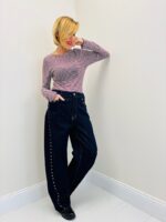 Top Près du corps rayé – Douceur cachemire & silhouette affinée – Image 5