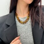 Collier Chaîne en résine