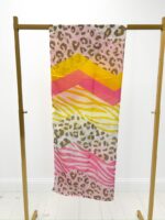 Foulard imprimé multicolore – 100 % viscose, Léger & Ultra tendance – Image 3
