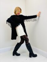 Veste Blazer Maille avec Franges – Image 5