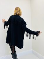 Veste Blazer Maille avec Franges – Image 7