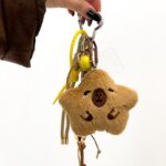 Porte-clés / Bijou de Téléphone Étoile Peluche – Douceur Fun & Accessoire Tendance