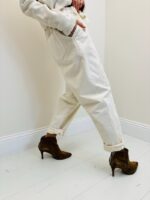 Pantalon Brodé – Coupe Barrel – Élégance Italienne Décontractée – Image 8