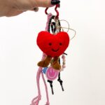 Porte-clés / Bijou de Téléphone Cœur Sourire – Good Mood & Touche Love