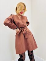 Robe Portefeuille chic à ceinture nouée – élégance française signée JOEY&JOEY – Image 5