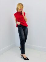 Pull sans manches à capuche en maille duveteuse – Marque Cascade – Image 5