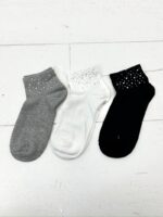 Chaussettes Strass Élégance en Coton Majoritaire – Image 4