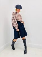 Chemise à Carreaux 100% Coton – Volume Chic & Détails Raffinés – Image 7