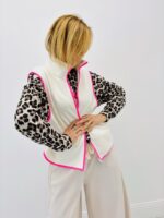 Gilet Polaire Bordures Fluo – Ultra Doux & Style Sporty-Chic – Image 3