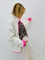 Veste Polaire Bordures Fluo – Confort Extrême & Style Pop