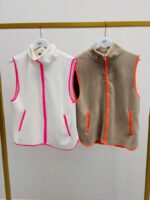 Gilet Polaire Bordures Fluo – Ultra Doux & Style Sporty-Chic – Image 2