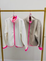 Veste Polaire Bordures Fluo – Confort Extrême & Style Pop – Image 2