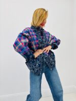 Veste Réversible 100% Coton – Madras & Bandana, Deux Styles en Une – Image 6