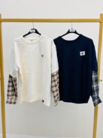 Pull 2-en-1 à Manches Chemise – Casual Chic & Esprit Moderne – Image 2