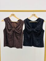 Top à Sequins Réversible – Élégance Festive & Double Style – Image 2