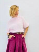 Pull Peluche Ultra Doux à Col Montant – Charme Cocooning & Féminité Moderne – Image 8