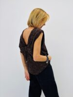 Top à Sequins Réversible – Élégance Festive & Double Style