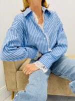 Chemise en Coton aux Détails Dentelle – Élégance Intemporelle & Féminité Délicate – Image 5