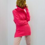 Pull Col Roulé cocooning en maille alpaga ultra douce