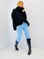 Pull Sans Manches à col tombant en maille kid mohair aérienne – Image 5