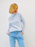 Pull Col Roulé cocooning en maille alpaga ultra douce – Image 7