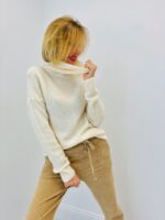 Pull Col Roulé cocooning en maille alpaga ultra douce – Image 9