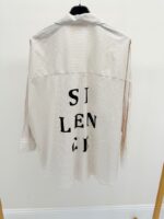 Chemise Oversize Rayée “SILENCE” - Esprit Urbain Chic et Attitude affirmée – Image 7