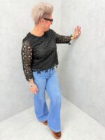 Top Grande Taille en Dentelle Florale – Élégance Raffinée & Charme Romantique – Image 6