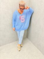 Pull Oversize Grande Taille « Paris 5 » – Maille Douce & Style Décontracté-Chic – Image 4