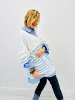 Pull oversize à rayures esprit bord de mer revisité – Image 7