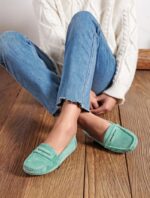 Mocassins Souples en Matière effet Daim – Image 4