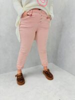 Pantalon grande taille taille haute – Coupe ajustée confort stretch