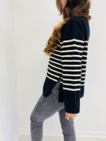 Pull à Rayures style Marinière