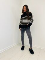 Pull à Rayures style Marinière – Image 4