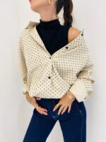Chemise à Pois avec Top intégré