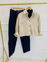 Chemise à Pois avec Top intégré – Image 2