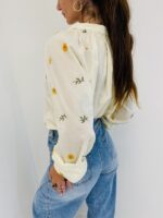 Chemise Brodée fleurs – Image 3
