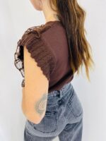 Top Sans Manches volant Dentelle – Image 6