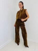 Ensemble Gilet & Pantalon en Velours Côtelé