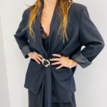 Veste Ceinturée avec Boucle